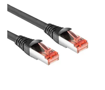ACT CAT6A Ultra Flex U/FTP Patchkabel schwarz