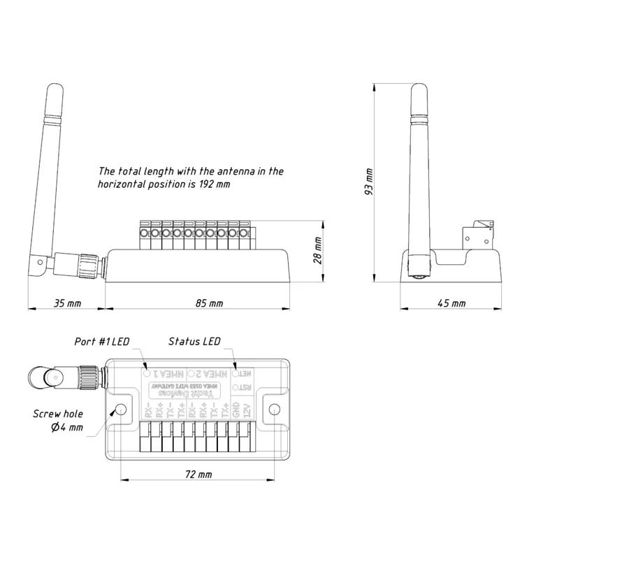NMEA0183 WLAN Gateway