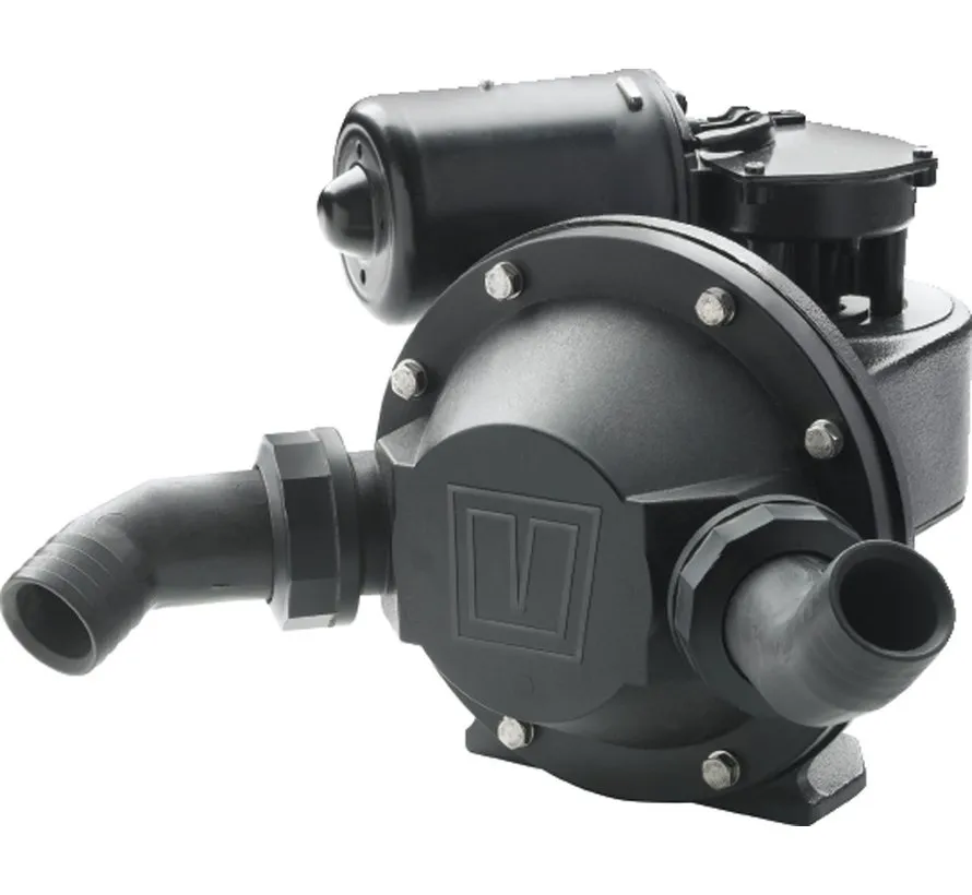 zelfaanzuigende vuilwater- en lenspomp 12V / 24V met 38 mm
