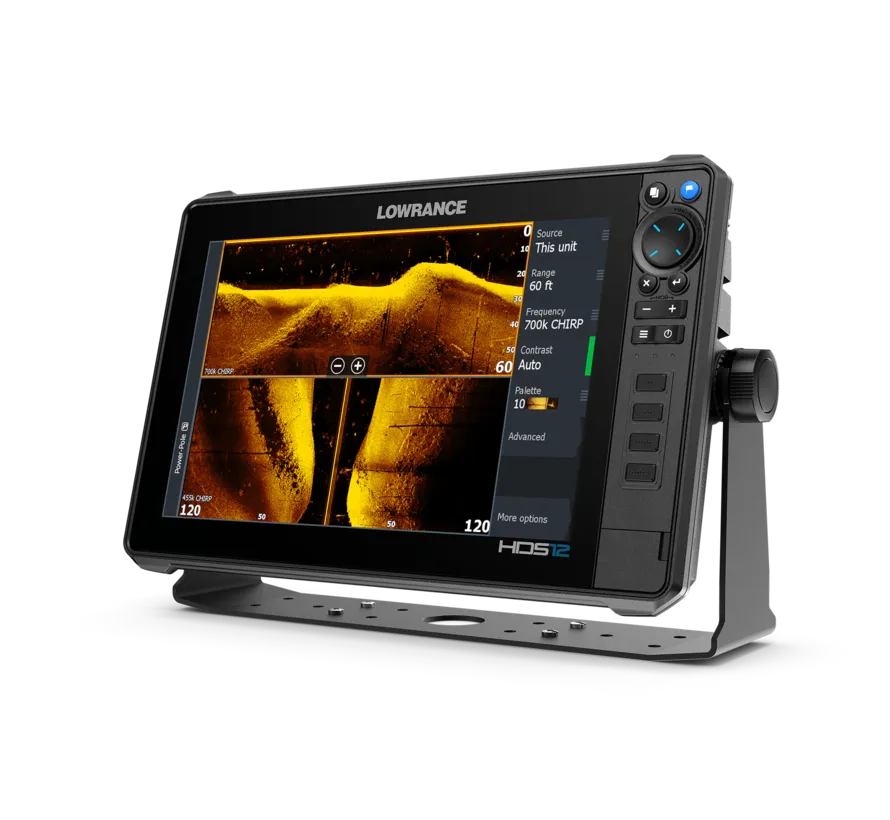HDS PRO 12 12-inch chartplotter with advanced sonar