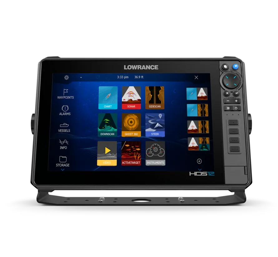 HDS PRO 12 12-inch chartplotter with advanced sonar