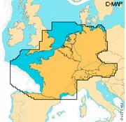  C-Map Centraal und West Europa für de Simrad NSX