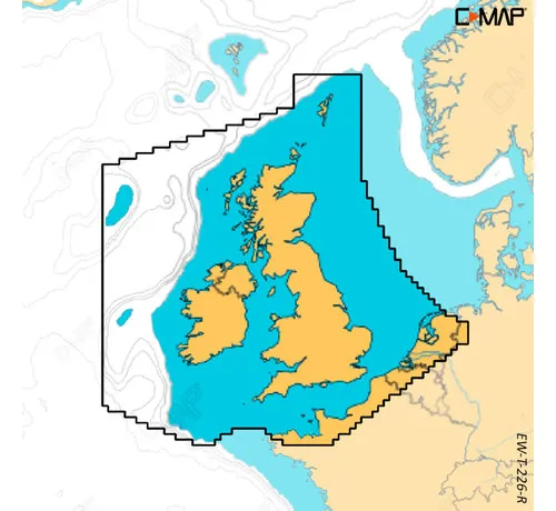 C-Map Reveal X UK und Ireland für de Simrad NSX