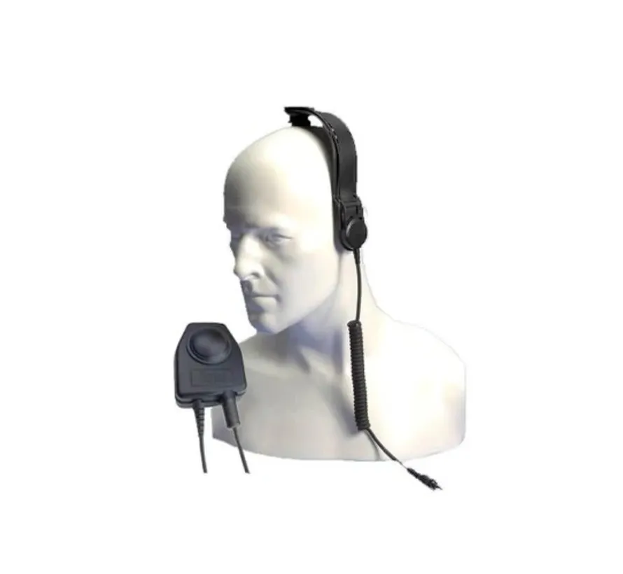 CXR5/DT9 bone conductive skull microphone with PTT