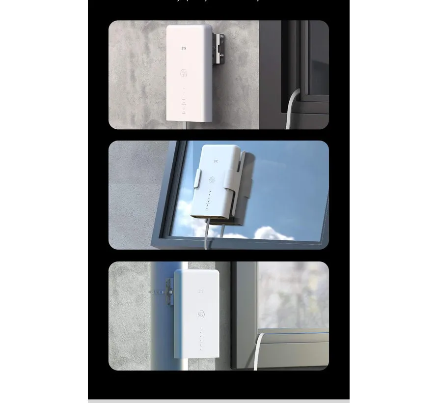 5G Outdoor Router MC889 met T3000 Wi-Fi 6 router – complete set voor snel internet buiten