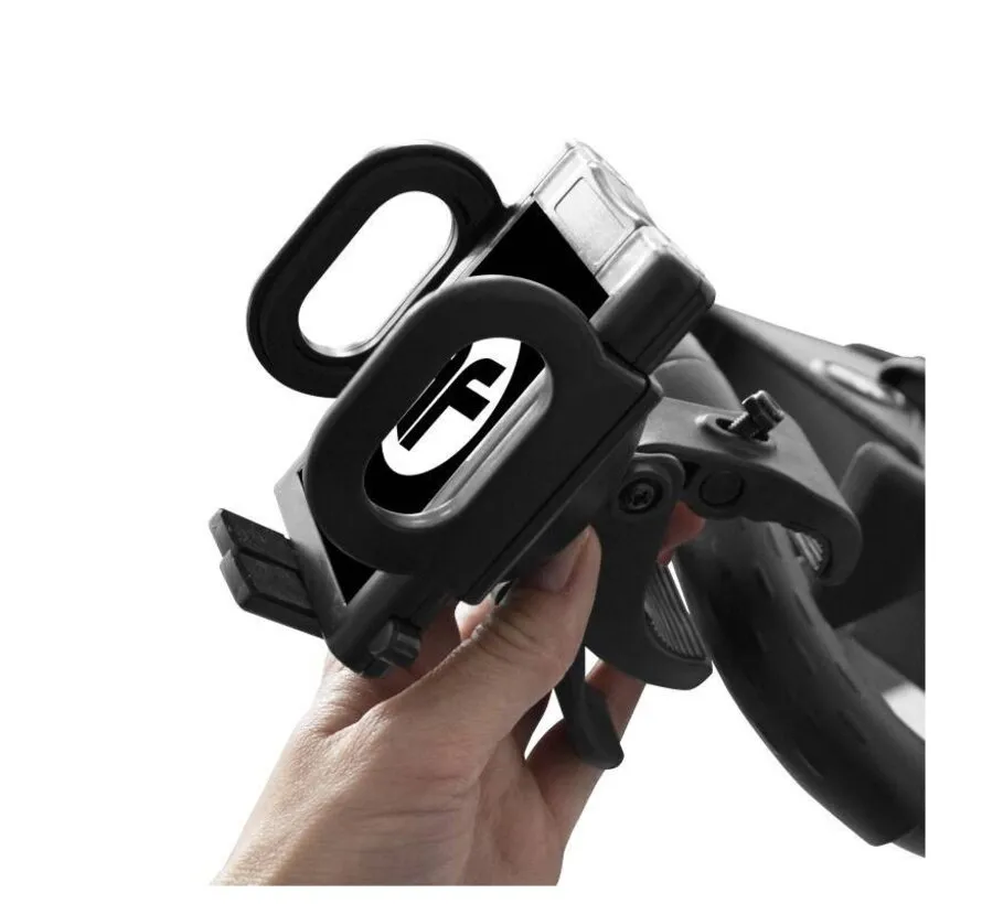 GPS holder for golf trolley