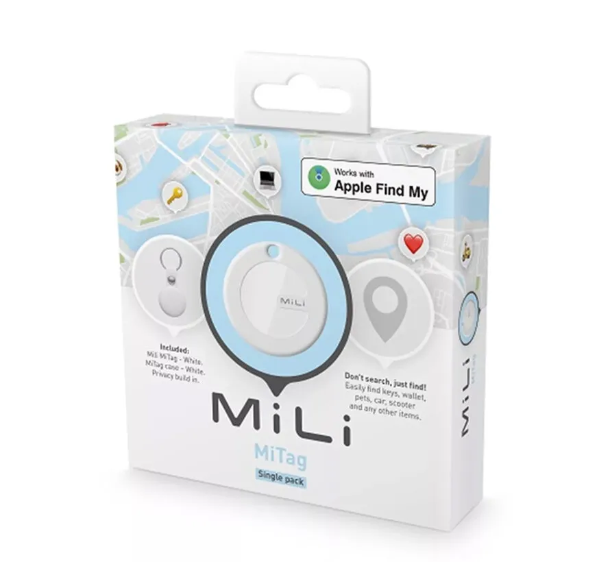 MiTag mit lederen Hülle in wit of zwart