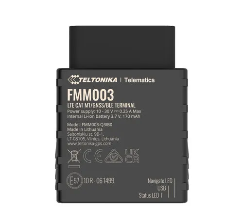 Teltonika  FMM003 4G LTE Cat M1 OBD GPS tracker with Bluetooth