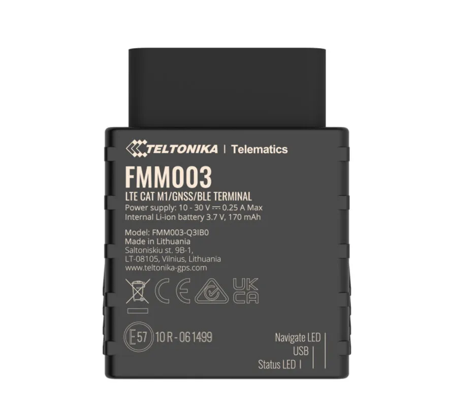 FMM003 4G LTE Cat M1 OBD GPS tracker with Bluetooth