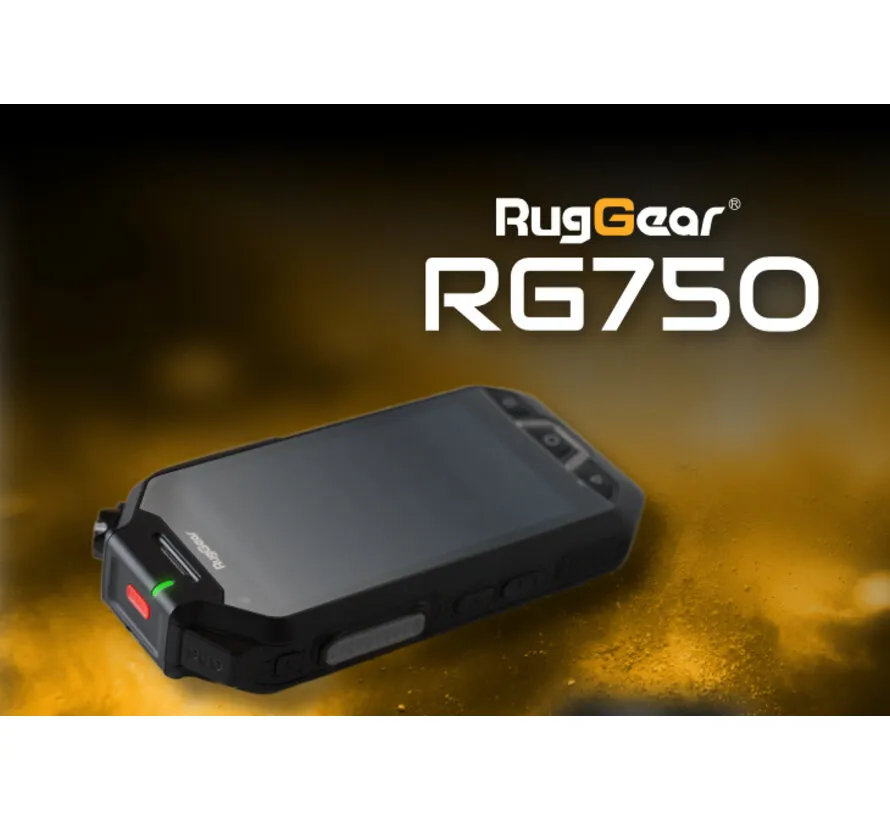 RG750 robuuste smartphone voor MCPTT met 4 inch display en verwisselbare 5000 mAh accu
