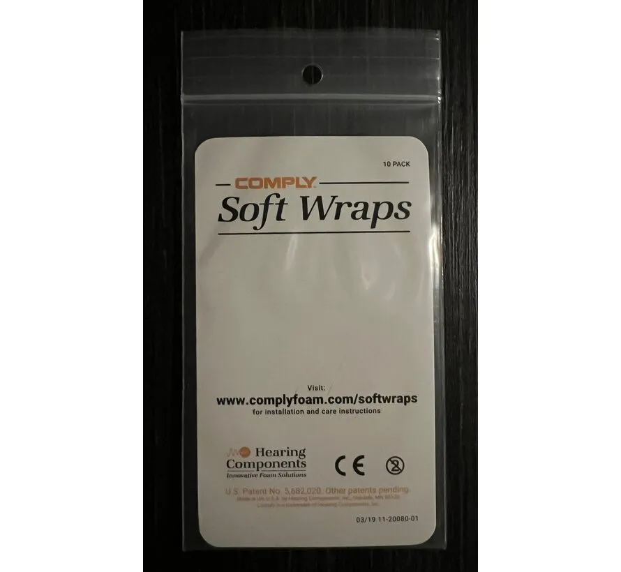 Custom Soft Wraps memory foam strips 5 pairs
