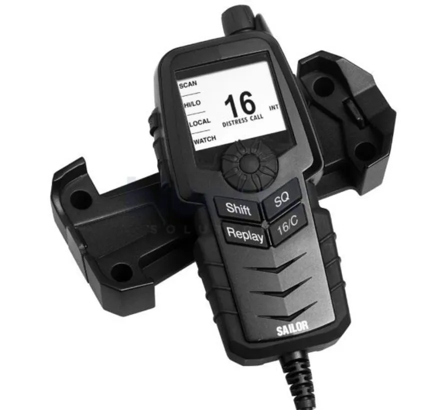 SAILOR 6204 GMDSS Control Speaker Microphone voor SAILOR 6222/7222 VHF
