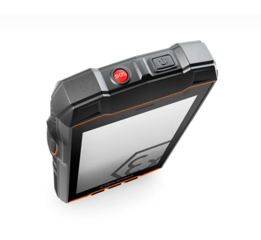 IS530.1 4G smartphone for ATEX Zone 1/21 with Android 14, 4.5-inch display and ISM interface