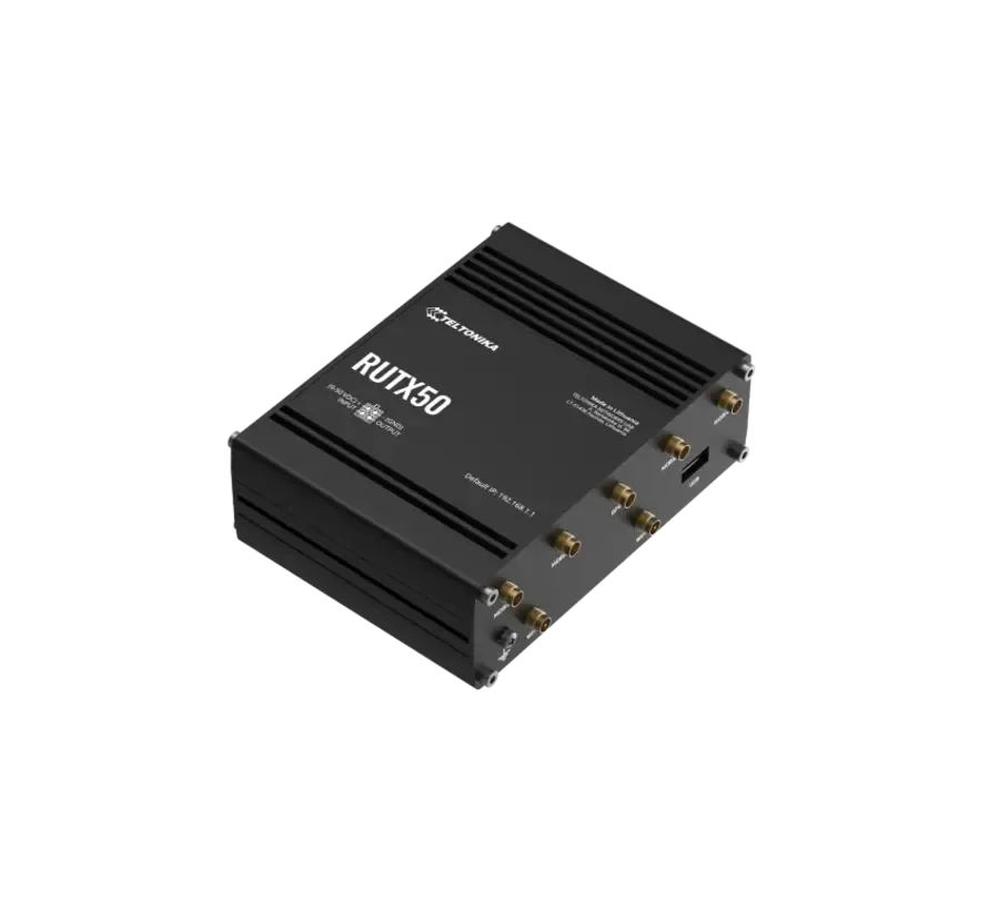 Industrial 5G router with dual SIM and 5x Gigabit LAN