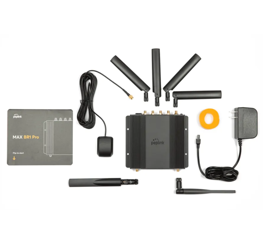 MAX BR1 Pro 5G industrieller mobiler Router mit WiFi 6, Dual-SIM, GPS und 2,5Gbps WAN | MAX-BR1-PRO-5GN-T-PRM