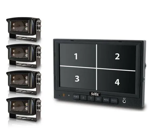 Sven 10" QUAD HD camera system with 4 cameras