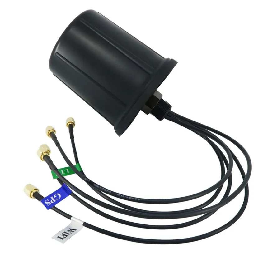 5-1 Puck Dachantenne 2x4G, 2xWiFi,1xGPS -SMA