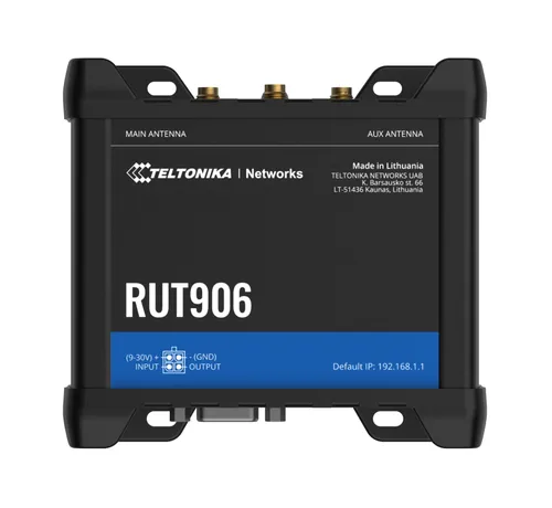 Teltonika  RUT906 Industrial cellurar 4G LTE router with RS232/RS485