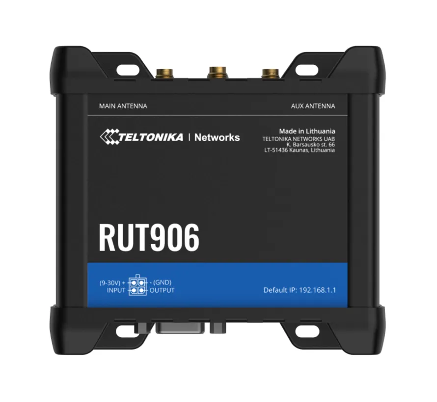 RUT906 Industriekeller 4G LTE Router mit RS232/RS485