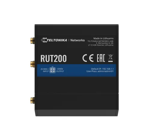 Teltonika RUT200 industrieller 4G LTE Cat 4 Router mit WLAN und Ethernet