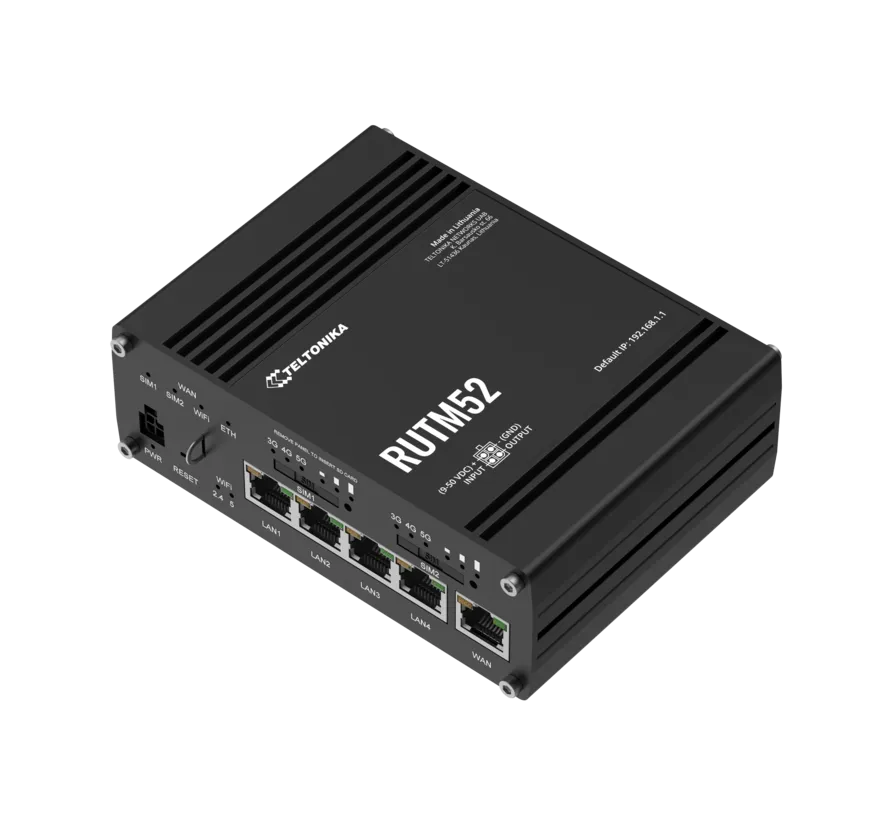 RUTM52 Dual-5G-Router mit eSIM-Unterstützung