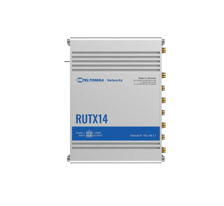 RUTX14 4G LTE CAT12 Industrie-Router