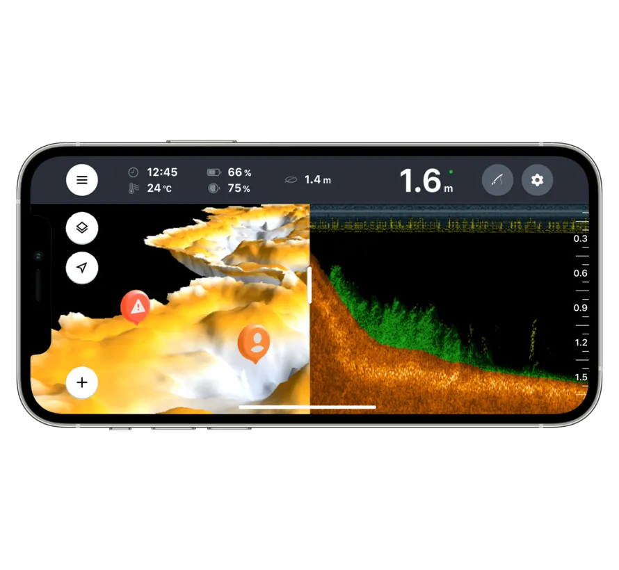 Chirp+ 3 fishfinder mit GPS und WiFi