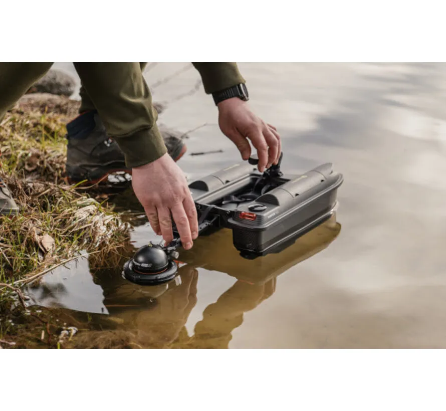 Sonarhouder voor voerboten