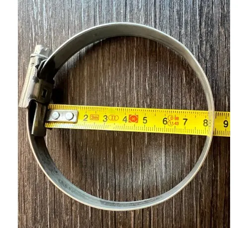 Vetus RVS slangklem 60–80 mm voor maritieme slangverbindingen