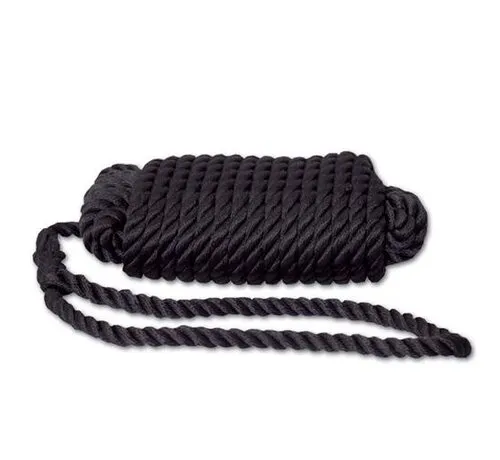 Hollex Mooring rope Black 14mm, 3 strands, length rope 10meter