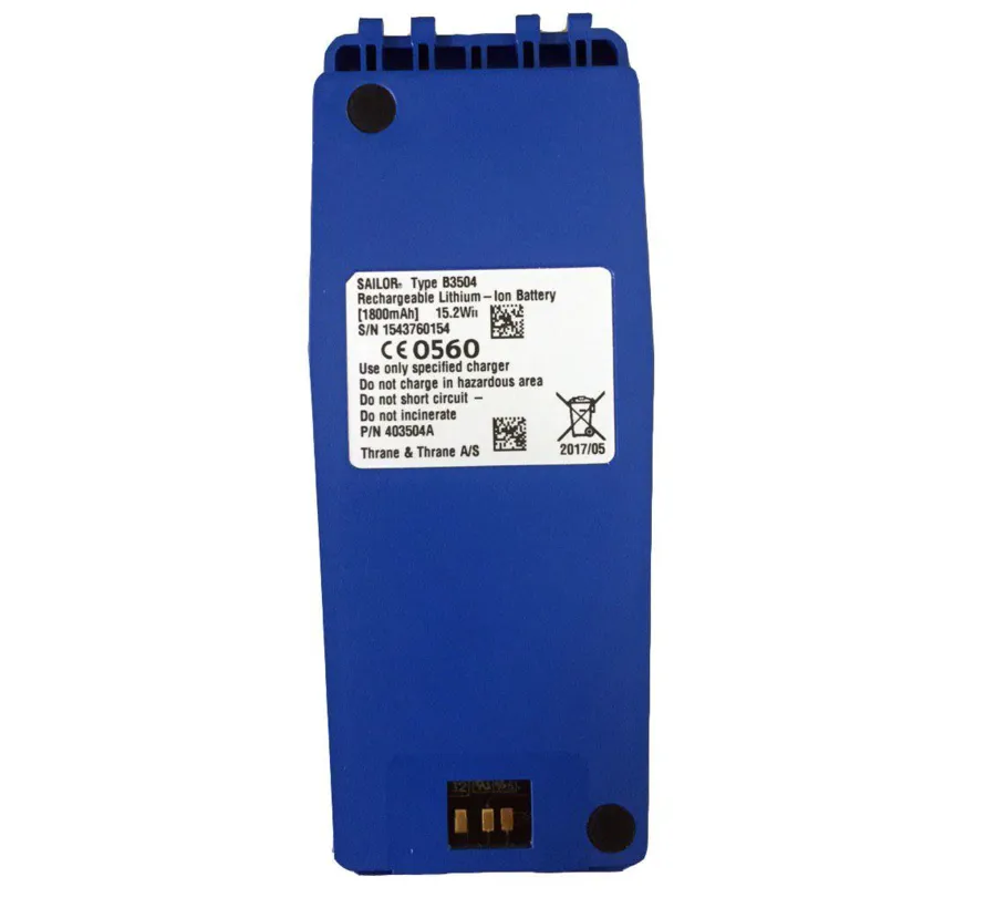 B3504 Li-Ion Batterij, ATEX, 1800mAh