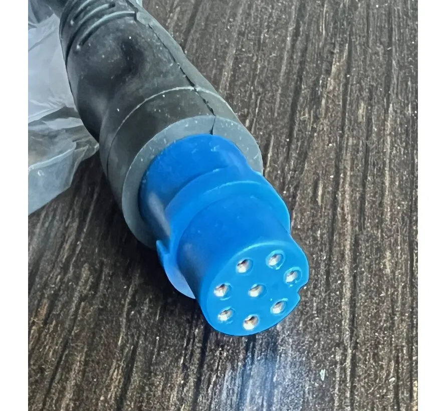 Kabel, 9-pins 1 kW-serie met Garmin 8-pins connector - 8 m