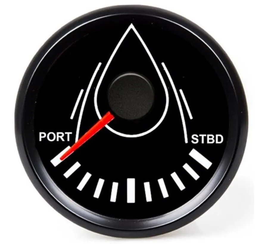 Rudder position sensor black 9-32V ø52mm