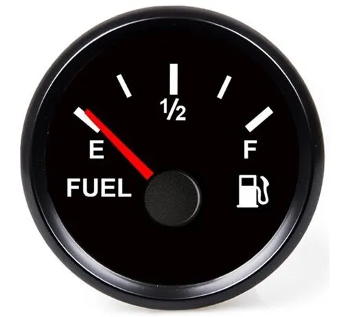 Hollex Fuel gauge 9-32V black 0-190Ohm