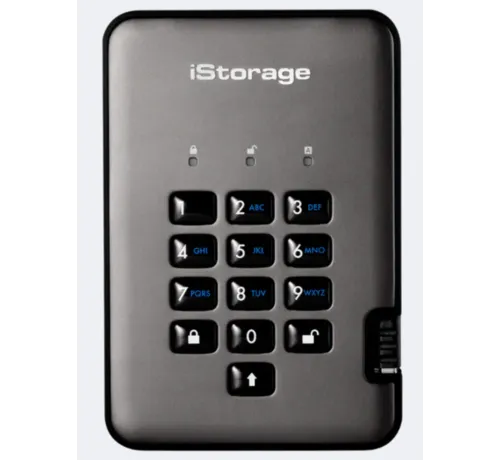 iStorage DiskAshur PRO2 256-bit externe Festplatte 500GB, 1, 2, 3, 4 oder 5TB Speicher