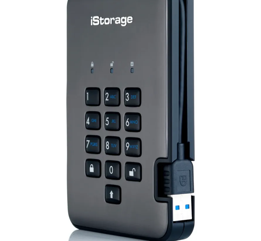 DiskAshur PRO2 256-bit externe Festplatte 500GB, 1, 2, 3, 4 oder 5TB Speicher