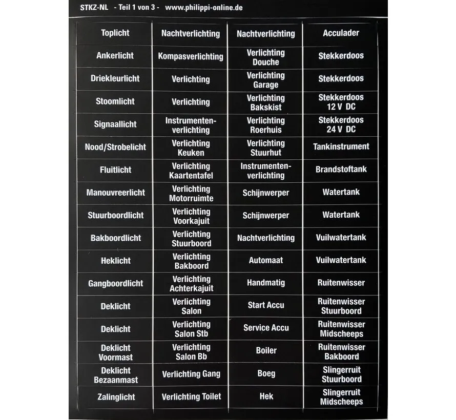Schaltpanel mit 10 Schaltern in Schwarz für 12V und 24V mit Sicherungen und Kontroll-LEDs