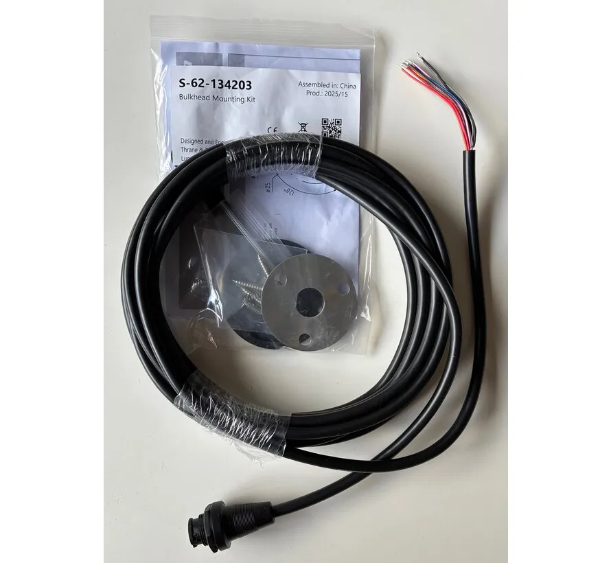 Verbindungskabel für Schottmontage, 1x10-poliger Stecker SAILOR 6200 für VHF-Serie