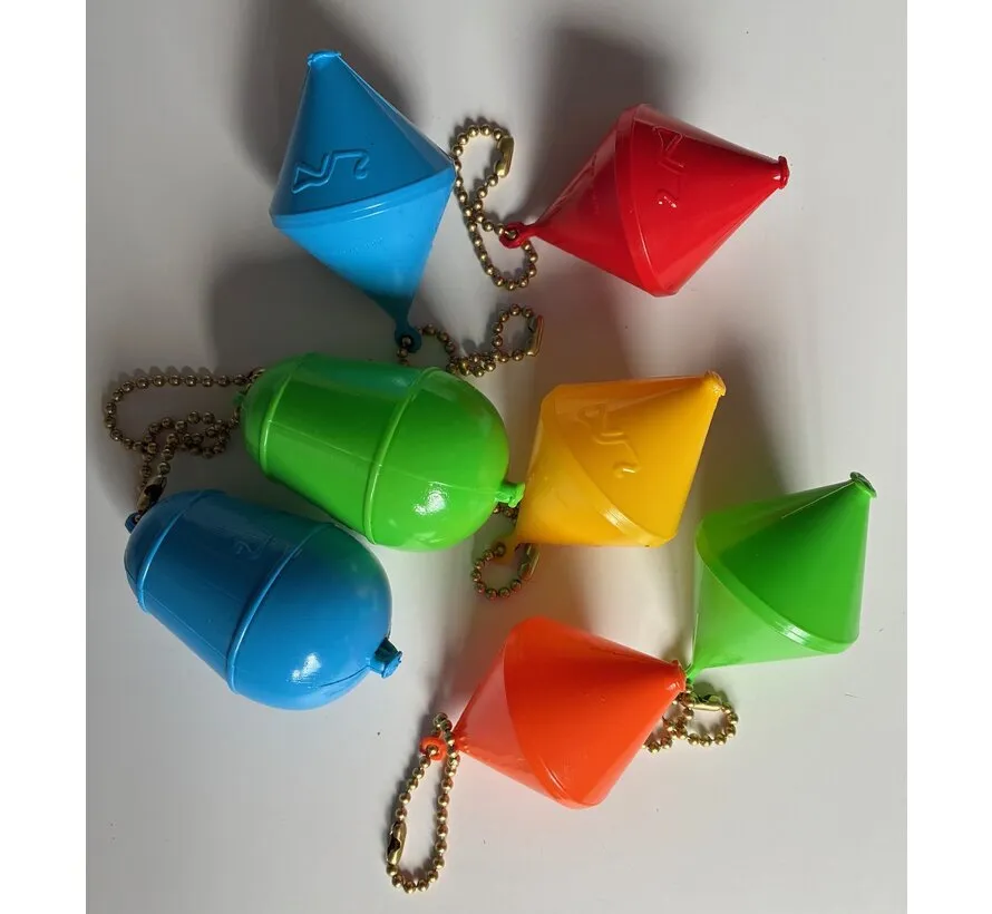 Schwimmender Schlüsselanhänger, großes Modell, 8 cm lang, pro Stück