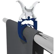 FIXCLIP  abschließbarer Clip navy-white