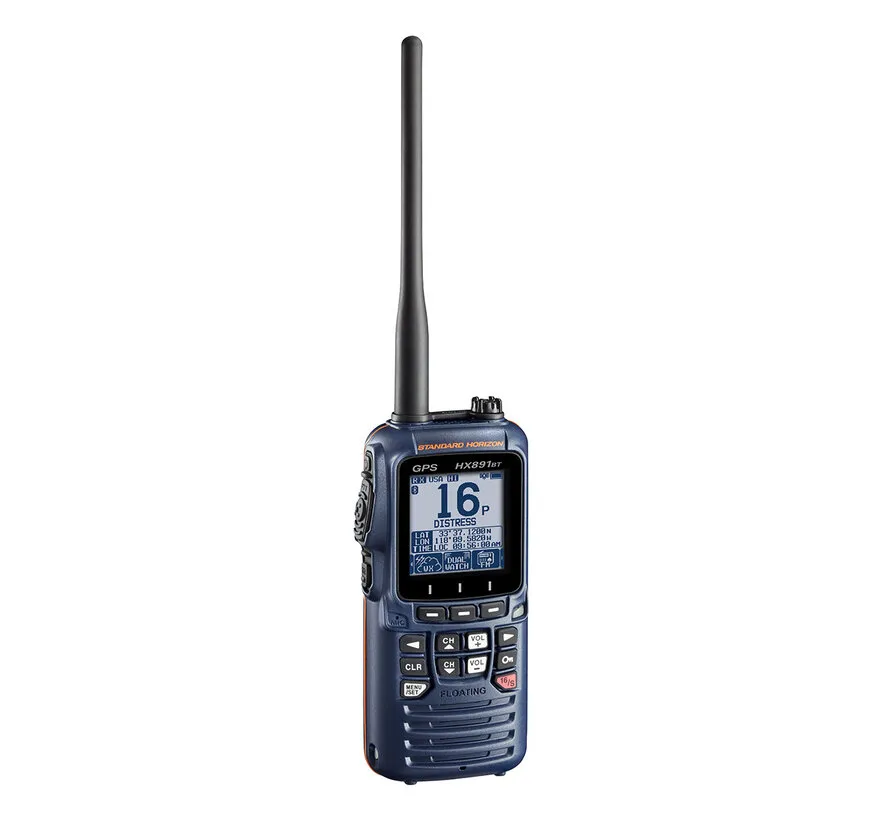 HX891BT DSC 6W handheld marine radio with GPS