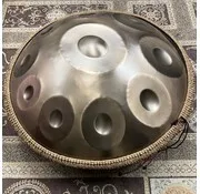 Vyrve Audio Handpan drum, 10 tones, steel, size 56 cm, 22 inches, including storage bag