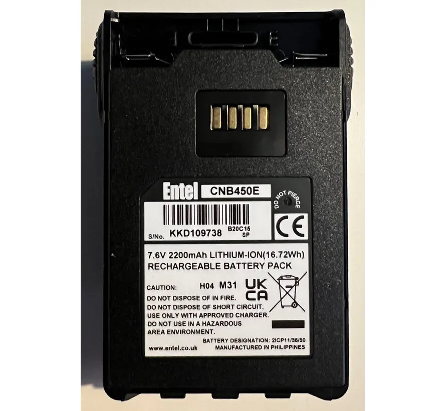 CNB450E batterij voor HX & DX series