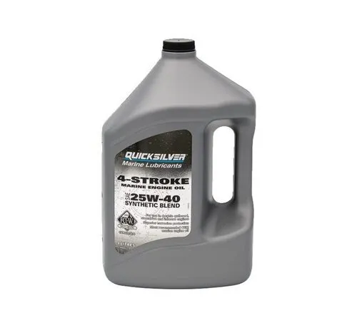 Quicksilver 4-stroke semi-synthetic engine oil 4L - 8M0086227 - 25W40
