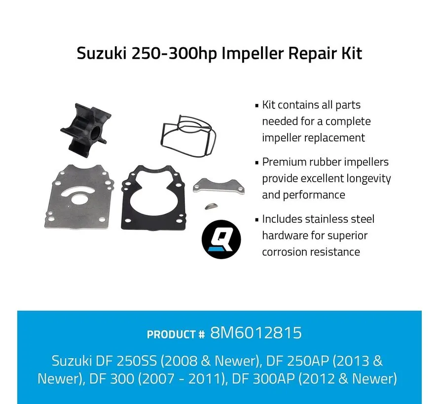 Impeller Service Kit Suzuki 250-300pk - 8M6012815