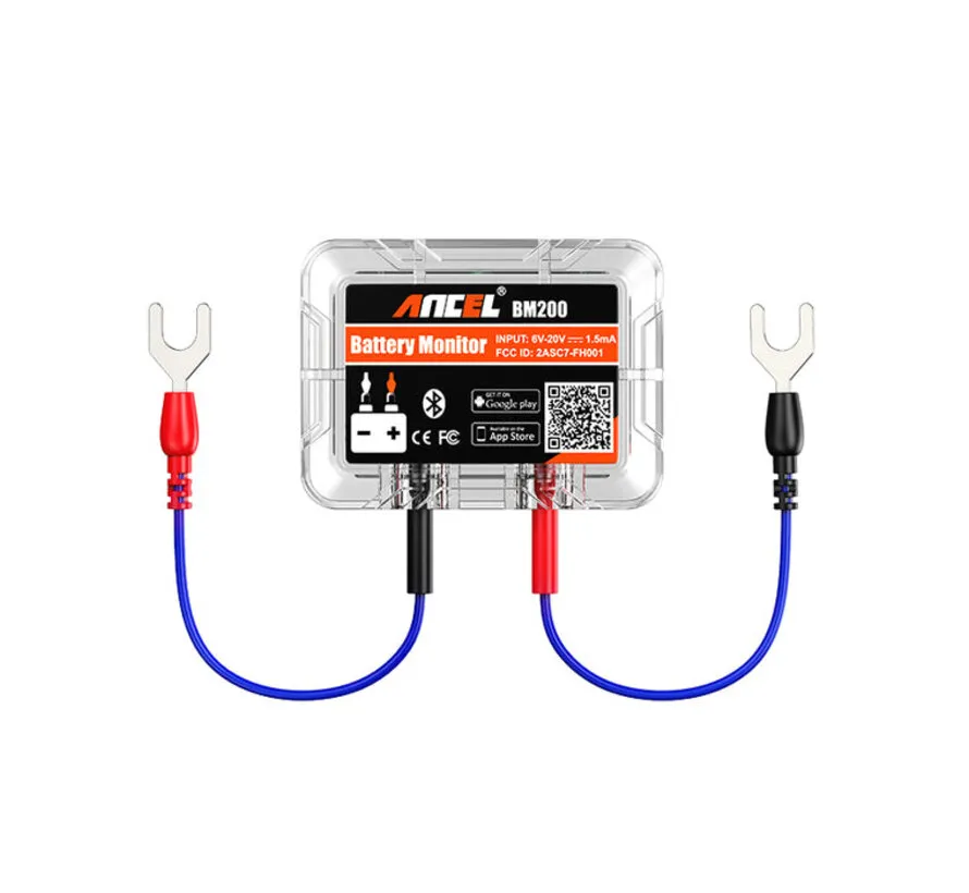 BM200 Bluetooth Accutester 6-20V DC voor 12V accu’s