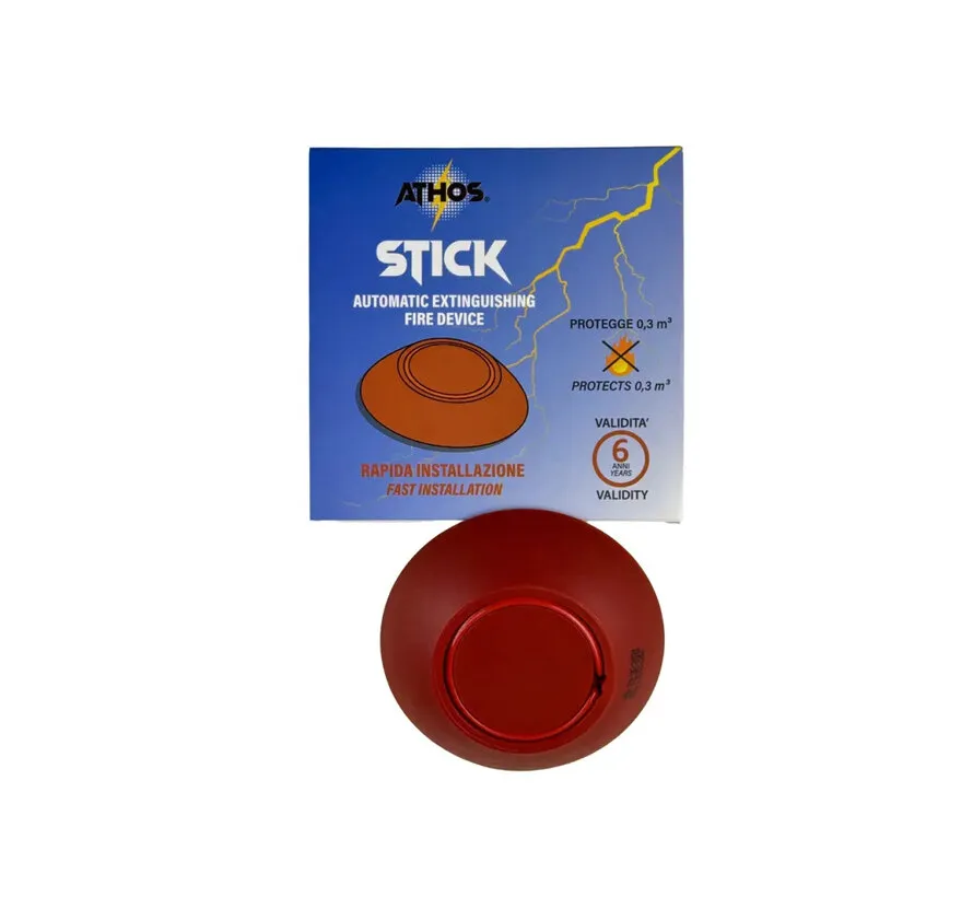 Stick - Automatische aerosolbrandblusser voor boten en campers, 6 jaar levensduur