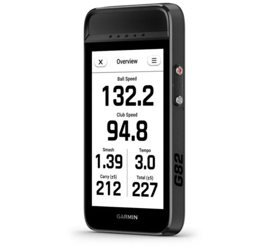 Approach G82 – Premium golf GPS handheld with integrated launch monitor and 5" touchscreen