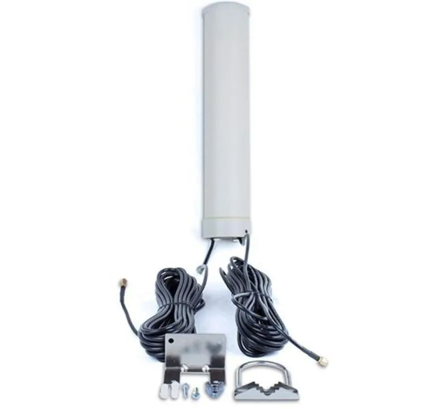 Antenne voor vaste montage 4G MiMo met 2x 10 meter kabel