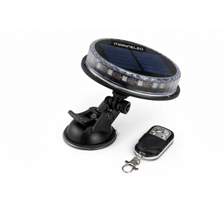 Solar driekleuren lantaarn met afstandsbediening voor betrouwbare navigatieverlichting